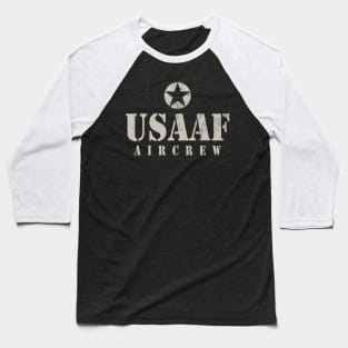 WW2 USAAF Aircrew Baseball T-Shirt